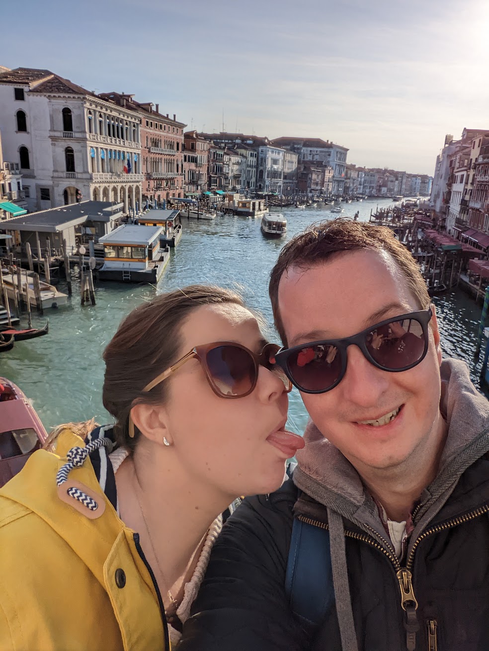 Kevin and Nathalie in Venice